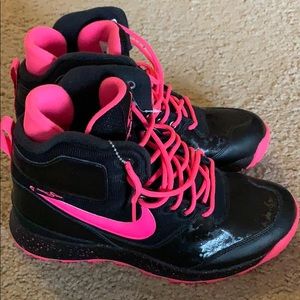 pink and black acg boots